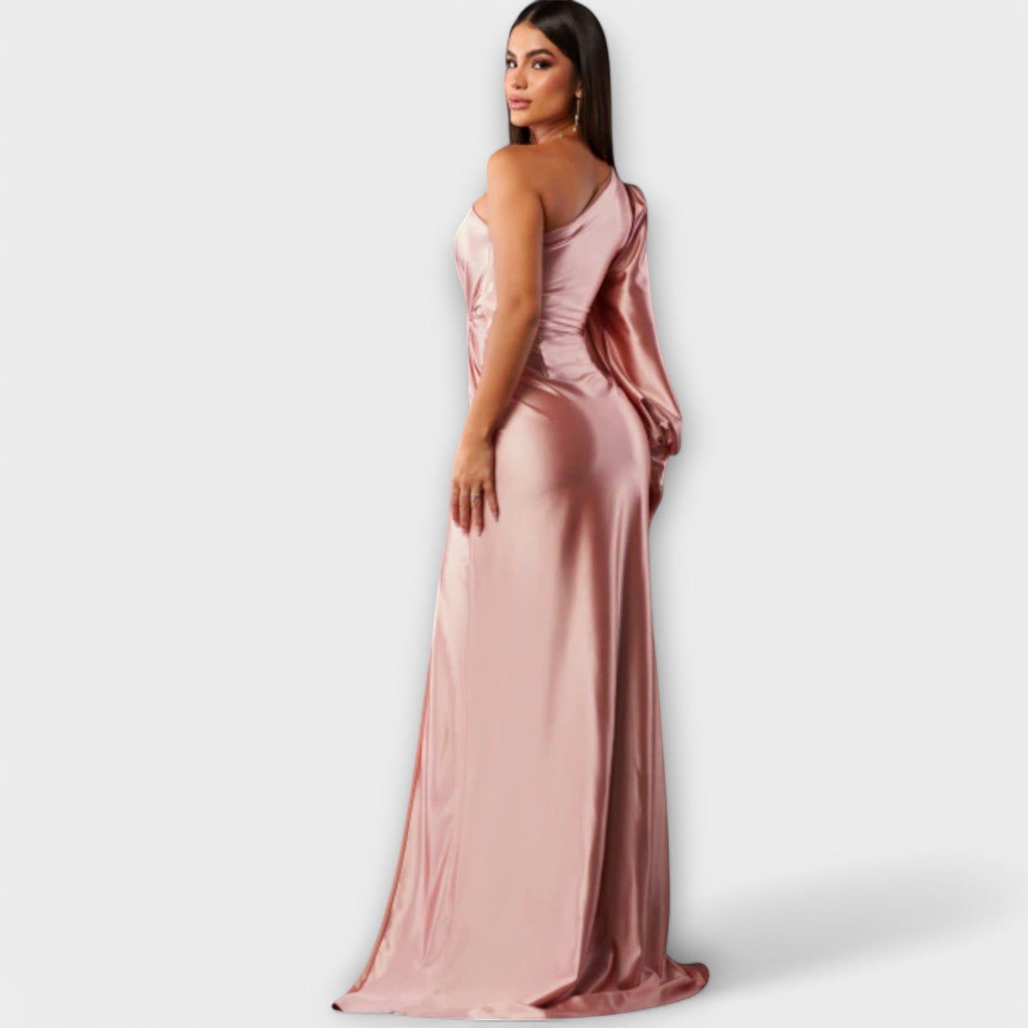 Celina™ One-Shoulder Evening Gown